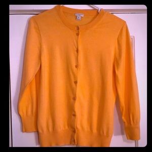 J. Crew Peach Clare Cardigan - Size M